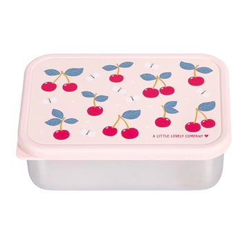 Stainless steel Lunch box with PP lid Cherries